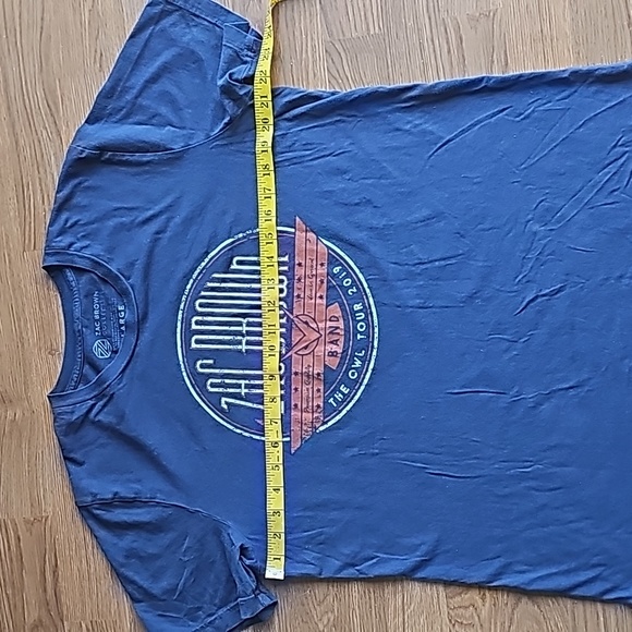 Zac Brown Band Short Sleeve Concert T-Shirt 2019 The Owl Tour Size Large - Picture 6 of 9